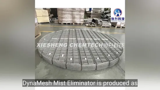Knit Wire Mesh Pad Demister for Gas and Liquid Separation